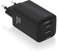 Cargador GaN de 65 W 2 puertos USB-C y 1 puerto USB-A (negro) - AISENS