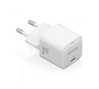 Cargador Gan de Pared Aisens ASCH-30W1P018-W/ 1xUSB Tipo-C/ 30W