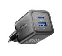 Cargador gan de pared vention feqb0-eu/ 1xusb tipo-c/ 1xusb/ 30w