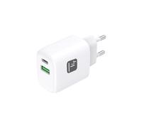 Cargador GaN Techly USB-C PD 20W IPW-USB-20WACG