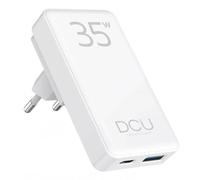 Cargador gan usb-c pd 35w + usb a qc3.0 18w dcu 37500135