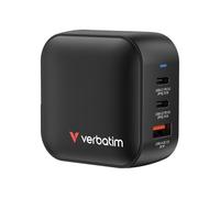 Cargador de Pared Universal Verbatim Mini GaN Wall Charger/ 2xUSB Tipo-C/ 1xUSB/ 70W