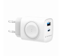 Cargador GEMBIRD 2-1 USB Carga RAPIDA + Apple Watch Blanco