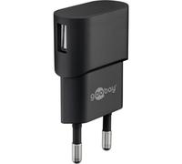 Goobay Cargador USB 44947 - 5 V 1 A (5 W) para smartphone, negro