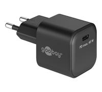 Cargador Goobay 65331 USB-C 45W PD GaN Nano carga rápida negro