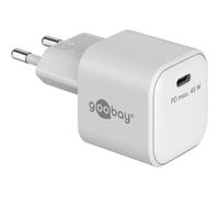 Cargador Goobay 65332 USB-C PD GaN Nano 45W Blanco compacto