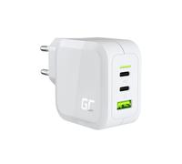 Cargador - GREEN CELL - GC PowerGaN - 65W - 2x USB-C PD - 1x USB-A QC 3.0