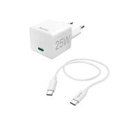 Cargador Hama Mini 25W USB 25 W 1x USB-C blanco interior