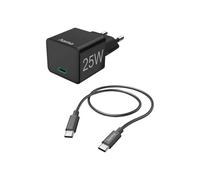 Cargador Hama Mini 25W USB 25 W 1x USB-C negro interior