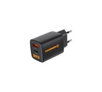 Hammer HAMMER RapidCharge Duo 30W Cargador dual universal con puerto USB-A y USB-C y 30W de potencia que garantiza una carga rápida y eficiente de tus