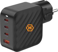 Cargador Hammer RapidCharge USB-C de 100 W, Potente Cargador rápido de 3 Puertos, Adaptador de Corriente USB-C PD/PPS para portátiles, tabletas y teléfonos móviles, Cargador Compacto
