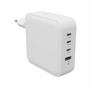 Cargador HYPER HJ1002WHWWGL 4x USB-C 1x USB 2.0 Carga Rápida Blanco