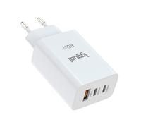 iggual Triple USB-A + 2 x Tipo C GaN 65W