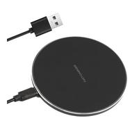 Cargador inalámbrico 20W, carregador sem fios Universal con Carga por inducción Qi, Wireless Charger con protección Inteligente, diseño portátil Antideslizante para teléfonos y Auriculares