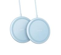 Cargador inalámbrico, almohadilla de carga inalámbrica rápida máxima de 15 W, paquete de 2 compatibles con iPhone 13/13 Pro/13 Mini/13 ProMax/12/SE/11/Samsung Galaxy S21/S20/Note 10/Edge Note