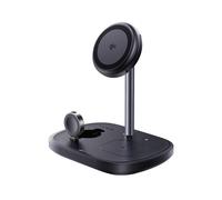 Cargador Inalámbrico Baseus Enerfill FS41 45W 3-en-1 Negro Cósmico