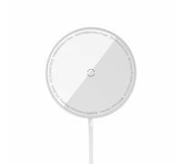 Baseus Wireless Charger Magnetic Simple Mini3, 15W Silver (CCJJ040012)