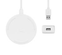 Belkin WIA001VFWH cargador de dispositivo móvil Teléfono móvil Blanco Corriente alterna Cargador inalámbrico Carga rápida Auto