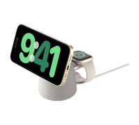 Cargador inalámbrico Belkin BoostCharge Pro Qi2 15W 2-en-1 USB-C Beige cable 1,5 m