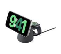 Cargador inalámbrico Belkin BoostCharge Pro Qi2 2 en 1 15W USB-C PD 1,5 m Gris