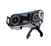 Cargador Inalámbrico Coche 15W Rotativo para Samsung para galaxy Z Fold Flip - para soporte Ventilación para rápido QC 3.0 Negro