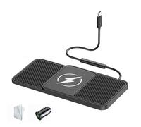 Cargador Inalámbrico Coche para Mercedes Benz AMG GT A C GLC AMG AMG CLA CLK CLS E GLA, Cargador Rápido Type-C/USB, Almohadilla de Carga Sin Cables Antideslizante, Base de Carga Inalámbrica para Coche