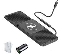 Cargador Inalámbrico Coche para Renault Sport Spider/Alpine A110/Megane RS/Clio RS/Clio V6, Base de Carga Inalámbrica para Móvil en Vehícul, Estación de Carga Inductiva, Alfombrilla de Carga Rápida