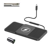 Cargador Inalámbrico Coche para Tesla Model 3 Highland 2024-2026 Soporte 360°Móvil Antideslizante Carga Rápida Diseño Delgado Accesorios Type-c 30cm