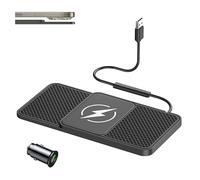 Cargador Inalámbrico Coche para Volkswagen Transporter T6 2015-2023 Soporte Móvil Cierre Automático Carga Rotación Soporte 360° Antideslizante Accesorios,USB 30cm