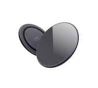 Cargador inalámbrico - Crong - Qi - Aluminio - 15 W - Negro