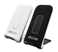Cargador inalámbrico de 10 W máx., base de carga inalámbrica rápida con superficie de vidrio, par Boostcharge Slim USB-C