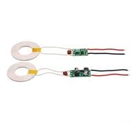 Cargador inalámbrico de 15 W, almohadilla de carga rápida, compatible con fundas, estación de inducción amigable con el sueño para auriculares de teléfono, color blanco (2)