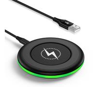 Cargador inalámbrico de 15 W para Samsung Galaxy S25 FE Plus Ultra Edge 5G S25+ S24 S23 S22 S21 S20 S10 S9 S8 S7 S6, Note 20 10 9 8, Z Flip 7 FE 6 5 4, Z Fold 7 6 5 4, Buds3, Buds3 Pro, Almohadilla de