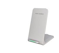 Cargador inalámbrico de 30 W, Cargador inalámbrico (Soporte), Soporte de teléfono de estación de Carga rápida for teléfono(30W White)