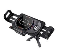 Cargador inalámbrico de coche para smartphone, carga giratoria con función de carga automática, para conductores, viajeros, viajes por carretera, camping, estacionamiento, sedanes, camiones, SUV
