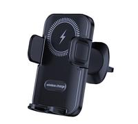 Cargador inalámbrico de coche,Soporte de coche con cargador incorporado | Soporte de fijación automática rápida de 15 W para camiones de camping-Car viajes diarios