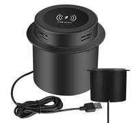 Cargador inalámbrico de escritorio, cargador inalámbrico invisible | USB debajo del cargador inalámbrico de la mesa,Accesorios multifuncionales de teléfonos celulares Smart para escritorio, cama, sala