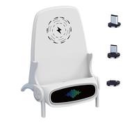 Cargador inalámbrico de teléfono para silla, soporte rápido de 138 g, soporte de celular ajustable, estación inalámbrica de montaje en escritorio, carga conveniente para diseño de muelle, escritorio