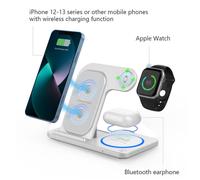 Cargador inalámbrico de viaje, diseño fácil de usar para una comodidad óptima, superficie antideslizante que mantiene tus dispositivos seguros,