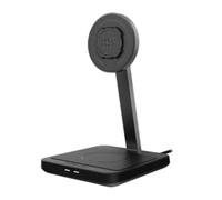 Quad Lock Cargador inalámbrico MAG dual, negro, tamaño 10 mm