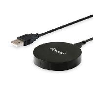 CARGADOR INALAMBRICO EQUIP LIFE QI 5W CARCASA DE ALUMINIO ULTRA-SLIM 245500