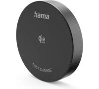 Cargador inalámbrico Hama Qi 25W magnético con soporte y superficie metálica negra