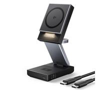 Cargador inalámbrico INIU MagPro 3 en 1 Qi2 plegable para iPhone, AirPods y Apple Watch