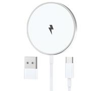 Cargador Inalambrico iPhone 2M, 15W Cargador mag-Safe para Apple iPhone 16/15 Pro Max/15 Pro/15 Plus/15/14/14 Pro Max/13/12/11, Cargador iPhone Carga Rapida Inalambrico iPhone Wireless Charger