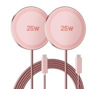 Cargador inalámbrico magnético de 25 W: almohadilla de carga rápida para iPhone 17 16 15 14 13 12 Pro Max, Samsung Galaxy S26 S25, Google Pixel 10, AirPods-Slim Portable para viajes, mesita de noche