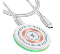 Cargador inalámbrico magnético de 25 W, almohadilla de carga rápida para | Magsafe - Cargador con cable USB C de 4 pies para Google Pixel 11 Pro XL, 11 Pro Fold, 10 Pro XL, iPhone 17 Pro Max 17 Pro