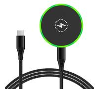 Cargador inalámbrico magnético de 25 W para Samsung Galaxy S26 Ultra S26 Plus S25 Edge S25 Ultra S24 FE S23, Google Pixel 10 Pro XL 9A, Android Wireless Fast Charging Pad Magsafe Charger para iPhone