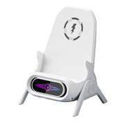 Cargador inalámbrico magnético: Muelle de Carga de teléfono Compacto, Soporte de Montaje de Tableta de Escritorio | Padera de Potencia rápida para la configuración de la Mesa de Estudio, diseño so