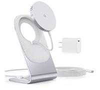 Cargador inalámbrico magnético para iPhone 16/15/14/13/12 - Cargador Mag+adaptador USB C de 20 W, soporte de carga inalámbrica rápida con cable USB-C de 5 pies para iPhone 16/15/14/13/12 Pro Max Plus