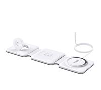 Cargador inalámbrico MagSafe 3 en 1 para iPhone, estación de carga inalámbrica plegable para iPhone 15-12 Pro Max Plus Iw